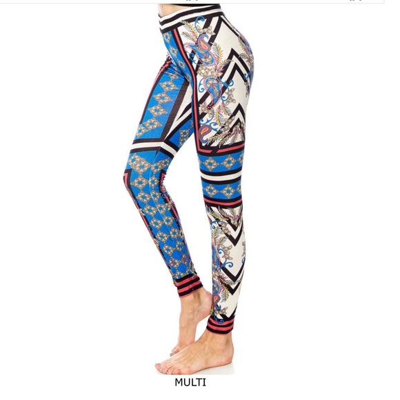Zenana Outfitters Pants - #1 New! Stain Glass Boho Lounge Legging’s